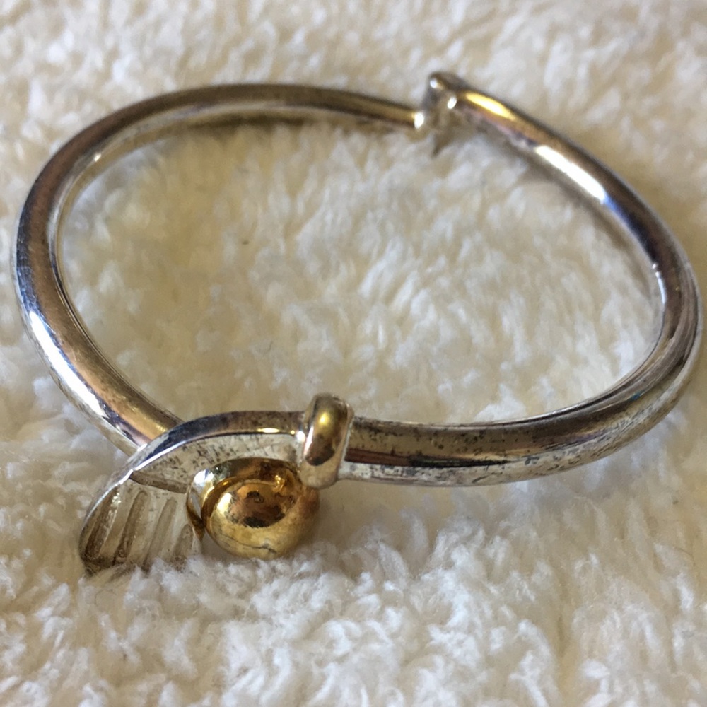 Navika 925 sterling golf putter bangle bracelet
